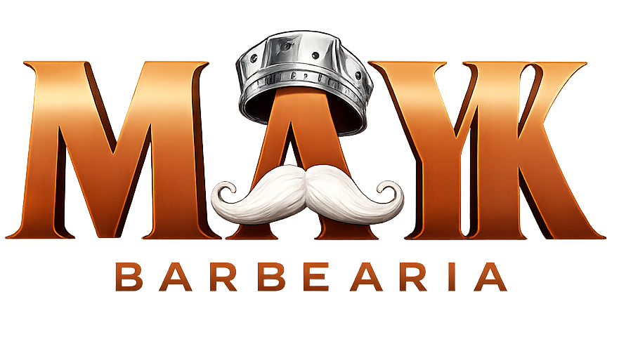 Mayk Barbearia - Logo