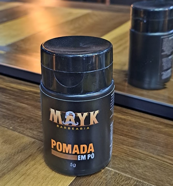 Pomada em Pó Mayk - Volume, Fixação e Estilo Natural