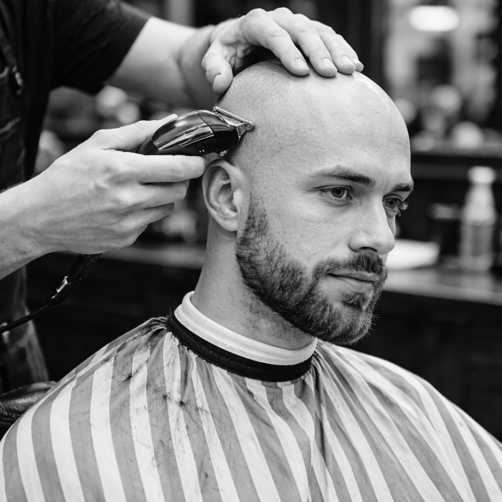 Ícone Raspar a cabeça